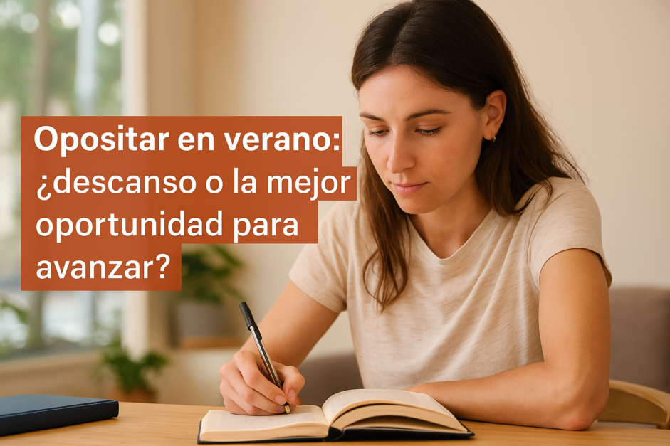 Opositar en verano: ¿descanso merecido o momento clave para avanzar?