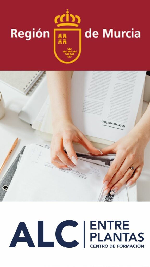Clases presenciales y online para auxiliar administrativo CARM