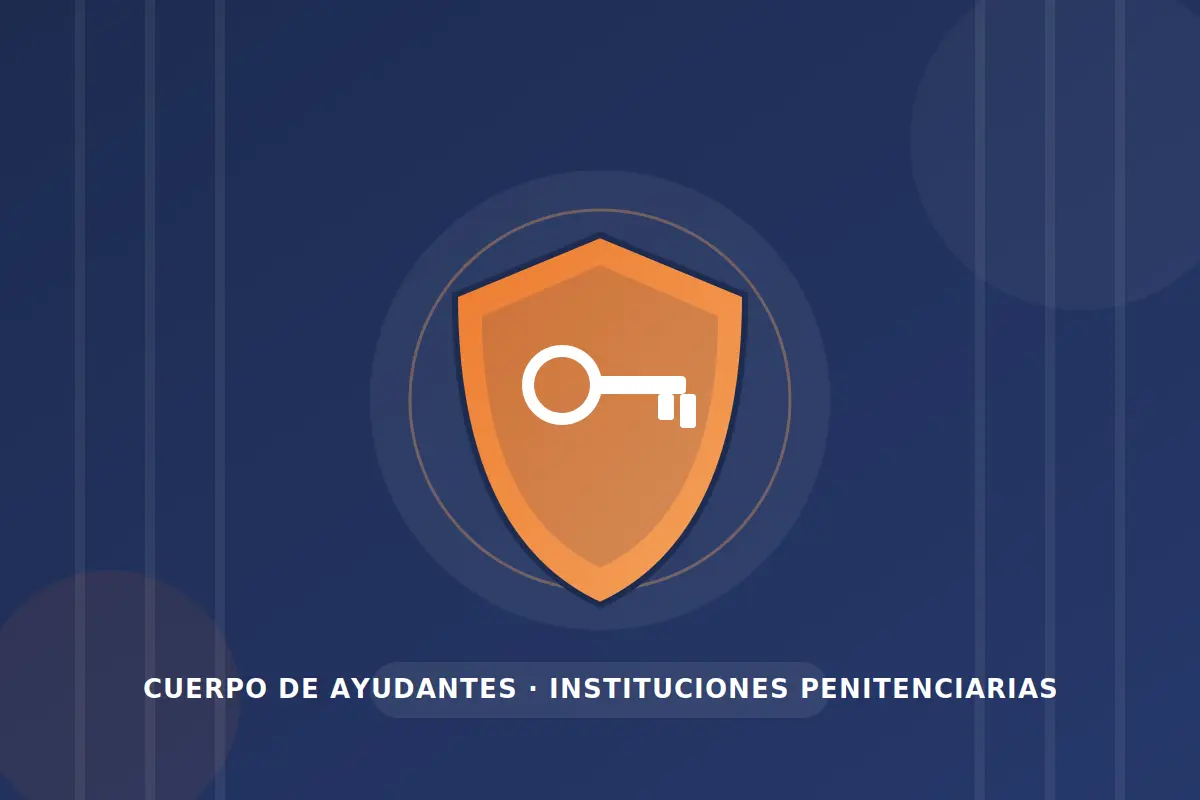 Ayudante de Instituciones Penitenciarias: emblema del cuerpo de funcionarios de prisiones