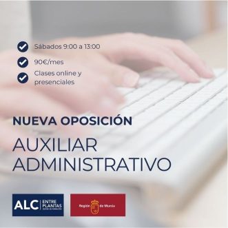 inicio del nuevo grupo de auxiliar administrativo CARM